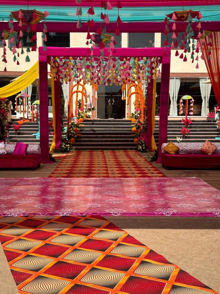 Colorful festive decoration for celebration